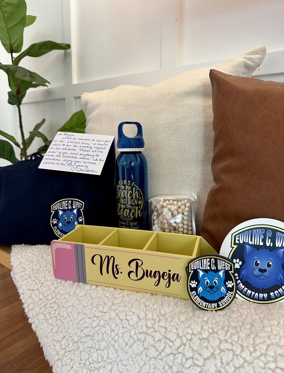 BugejaBrittany (@bugejabrittany) on Twitter photo I’m so excited to be joining Evoline C. West next school year! 💙 Today, the most thoughtful swag box arrived—ECW already feels like home. Can’t wait for this new adventure! <a href="/JillMeekerECW/">Jill Meeker</a> Thank you so much for this kind and thoughtful welcome gift! 💙<a href="/ecwestwildcats/">Evoline C. West</a> I’m so excited to be joining Evoline C. West next school year! 💙 Today, the most thoughtful swag box arrived—ECW already feels like home. Can’t wait for this new adventure! <a href="/JillMeekerECW/">Jill Meeker</a> Thank you so much for this kind and thoughtful welcome gift! 💙<a href="/ecwestwildcats/">Evoline C. West</a>