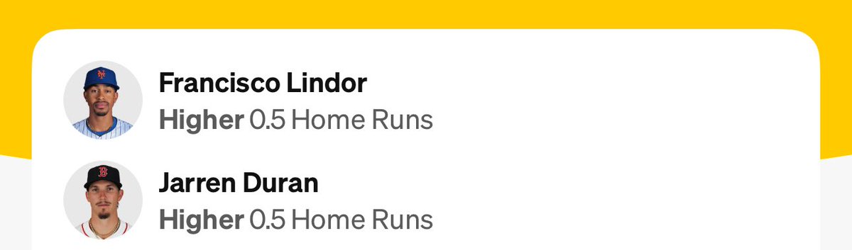 ⚾️MLB Leadoff home run parlay!! Whose ready

Lindor YaYa
Duran YaYa

$33&gt;&gt;&gt;$1.1K

#Dingers #MLBpicks
