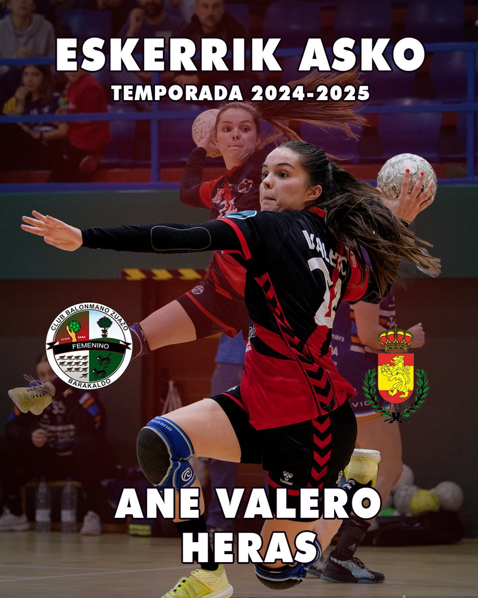 CbmZuazo's tweet photo. ⚠️ BAJA ⚠️
🎙 La extremo vizcaína Ane Valero @anevalero24 no seguirá tras tres temporadas con las #GuerrerasZuazotarras Las lesiones no pudieron impedir que haya dado muestras de su enorme calidad. Suerte en tus futuros retos! Eskerrik asko neska! 👏
📸 @aglphotosports
#ZuazoGara https://t.co/iQGf4GxvCb