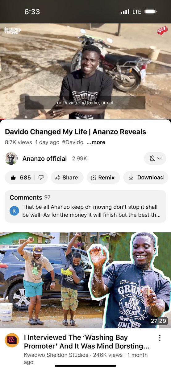 PM (@omnisciencepm) on Twitter photo Guys let’s support the washing bay promoter <a href="/AnanzoJ/">Washing Bay Promoter</a>
Subscribe to his YouTube channel and explore. You know how we do it here 🔥 Guys let’s support the washing bay promoter <a href="/AnanzoJ/">Washing Bay Promoter</a>
Subscribe to his YouTube channel and explore. You know how we do it here 🔥