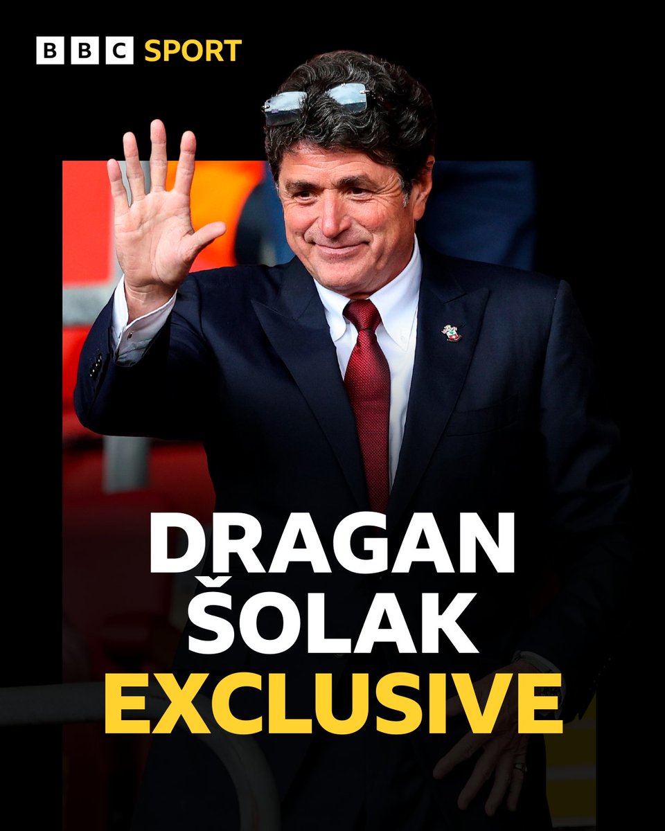 BBC Radio Solent Sport (@solentsport) on Twitter photo 🚨 DRAGAN ŠOLAK EXCLUSIVE
▪ #SaintsFC are NOT up for sale
▪ Appointment of Will Still
▪ FFP/PSR navigation and other long-term projects
▪ Loyalty of the fans
Listen to <a href="/AdamBlackmore/">Adam Blackmore</a>'s full interview with the club's chairman ⬇
bbc.co.uk/sounds/play/p0… 🚨 DRAGAN ŠOLAK EXCLUSIVE
▪ #SaintsFC are NOT up for sale
▪ Appointment of Will Still
▪ FFP/PSR navigation and other long-term projects
▪ Loyalty of the fans
Listen to <a href="/AdamBlackmore/">Adam Blackmore</a>'s full interview with the club's chairman ⬇
bbc.co.uk/sounds/play/p0…