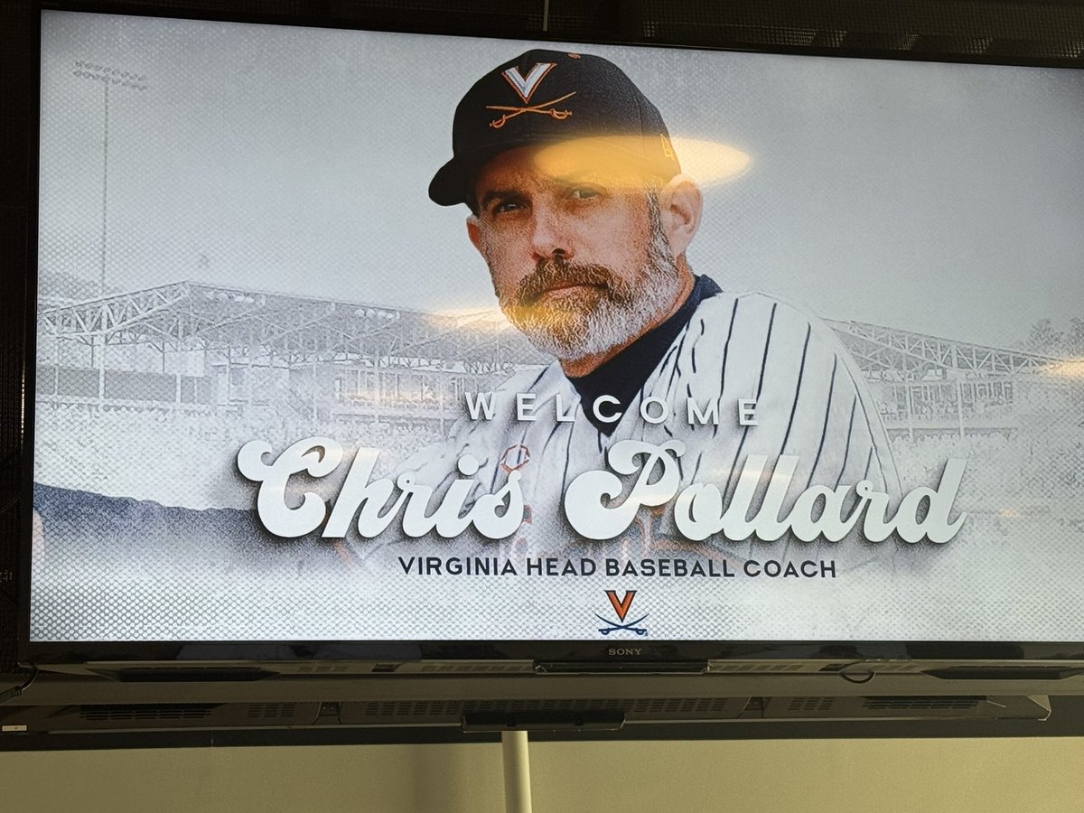 Aniekan Okon π³π¬ (@aniekansokon) on Twitter photo A new era officially begins this afternoon
Chris Pollard set to introduced as the next baseball coach at #UVA.
Hear what he has to say tonight on <a href="/CBS19Sports/">CBS19 Sports</a>! A new era officially begins this afternoon
Chris Pollard set to introduced as the next baseball coach at #UVA.
Hear what he has to say tonight on <a href="/CBS19Sports/">CBS19 Sports</a>!