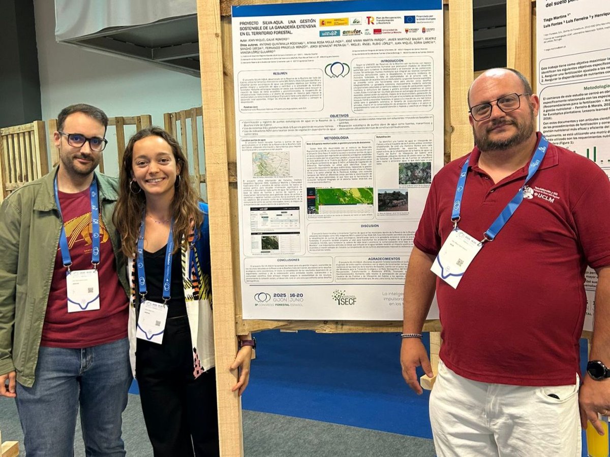El pasado lunes, nuestro compañero <a href="/Jogalro/">Joan Miquel Galve</a> estuvo representando al grupo en el 9° Congreso Forestal Español, exponiendo los avances del proyecto #SILVA_AQUA.
