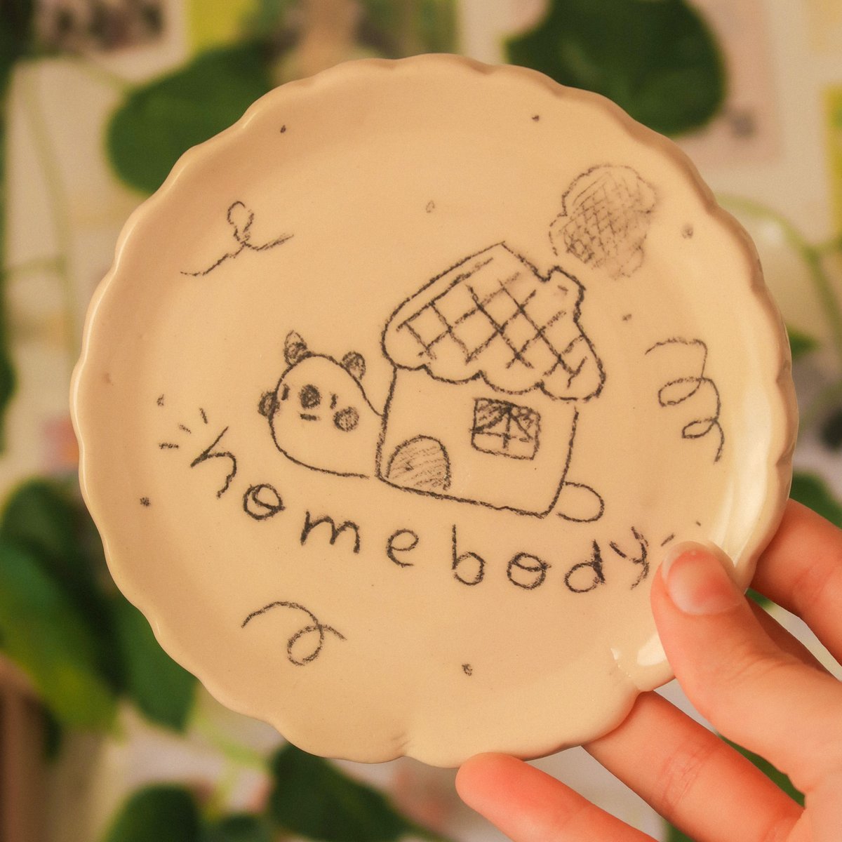 silly plates ⭑.ᐟ 🐛🐌🍎