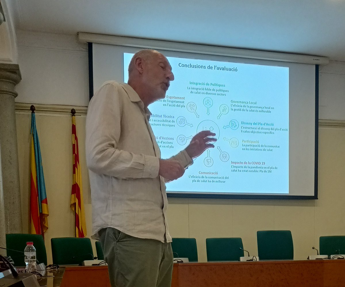 Aquesta tarda hem escoltat un resum del #PlaLocalSalut  2019-23 fet per <a href="/ambsalut/">Amb Salut</a> . Un pla amb un 80% dels objectius assolits, amb elements destacats com les accions de salut mental i salut sexual i reproductiva i prevenció violències masclistes amb el #CardedeuCoeduca i el #SAP