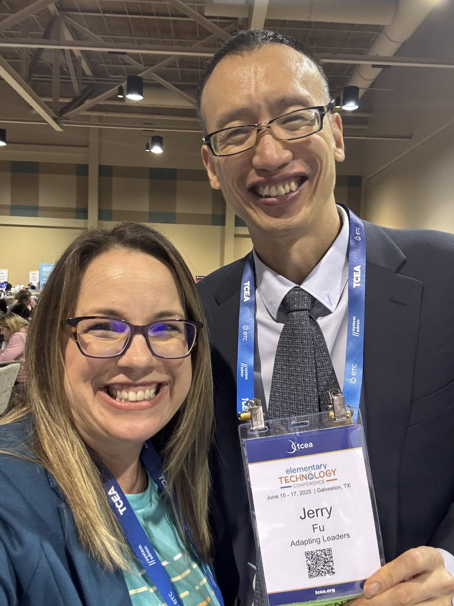 dinah_mcmichael's tweet photo. Had a blast presenting "Coaching Excellence" at @TCEA! Even better—ran into my old friend & fellow #ICF coach Jerry Fu. Grateful for the chance to share, learn, and reconnect with leaders who inspire. 💡🙌 #EdTech #Leadership #ICFCoach #CoachingInEducation #BetterTogether https://t.co/WZ97vzzVS3