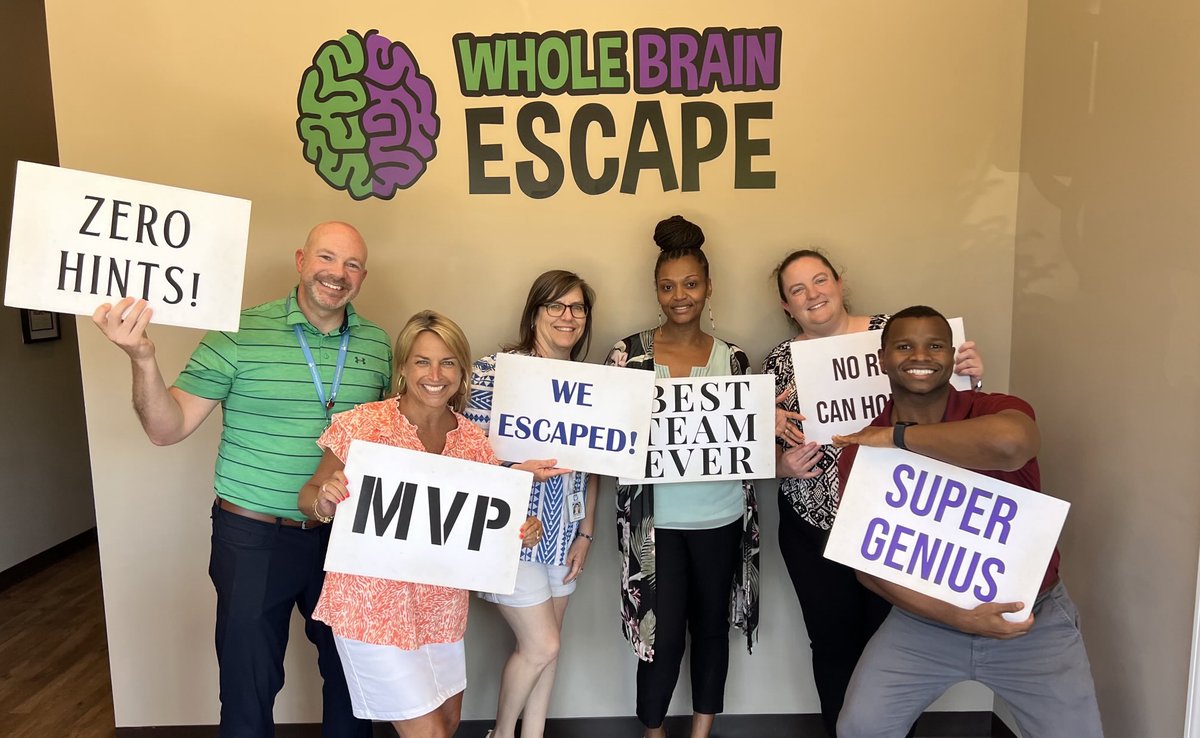 Not to brag BUT we were the first team to escape even though it wasn’t at all about winning! 😉 Teambuilding fun at its best today, ⁦<a href="/SWAWCPSS/">Southwestern Area</a>⁩!