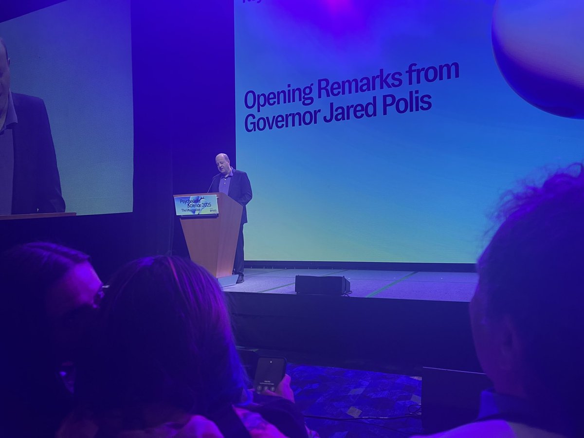 Gregg Anthony Masters (@greggmastersmph) on Twitter photo So <a href="/GovofCO/">Governor Jared Polis</a> broke some news today at <a href="/PsychedelicSci/">Psychedelic Science</a> he pardoned those with past convictions of psilocybin possession & related offenses. #maps2025 #ps2025 So <a href="/GovofCO/">Governor Jared Polis</a> broke some news today at <a href="/PsychedelicSci/">Psychedelic Science</a> he pardoned those with past convictions of psilocybin possession & related offenses. #maps2025 #ps2025