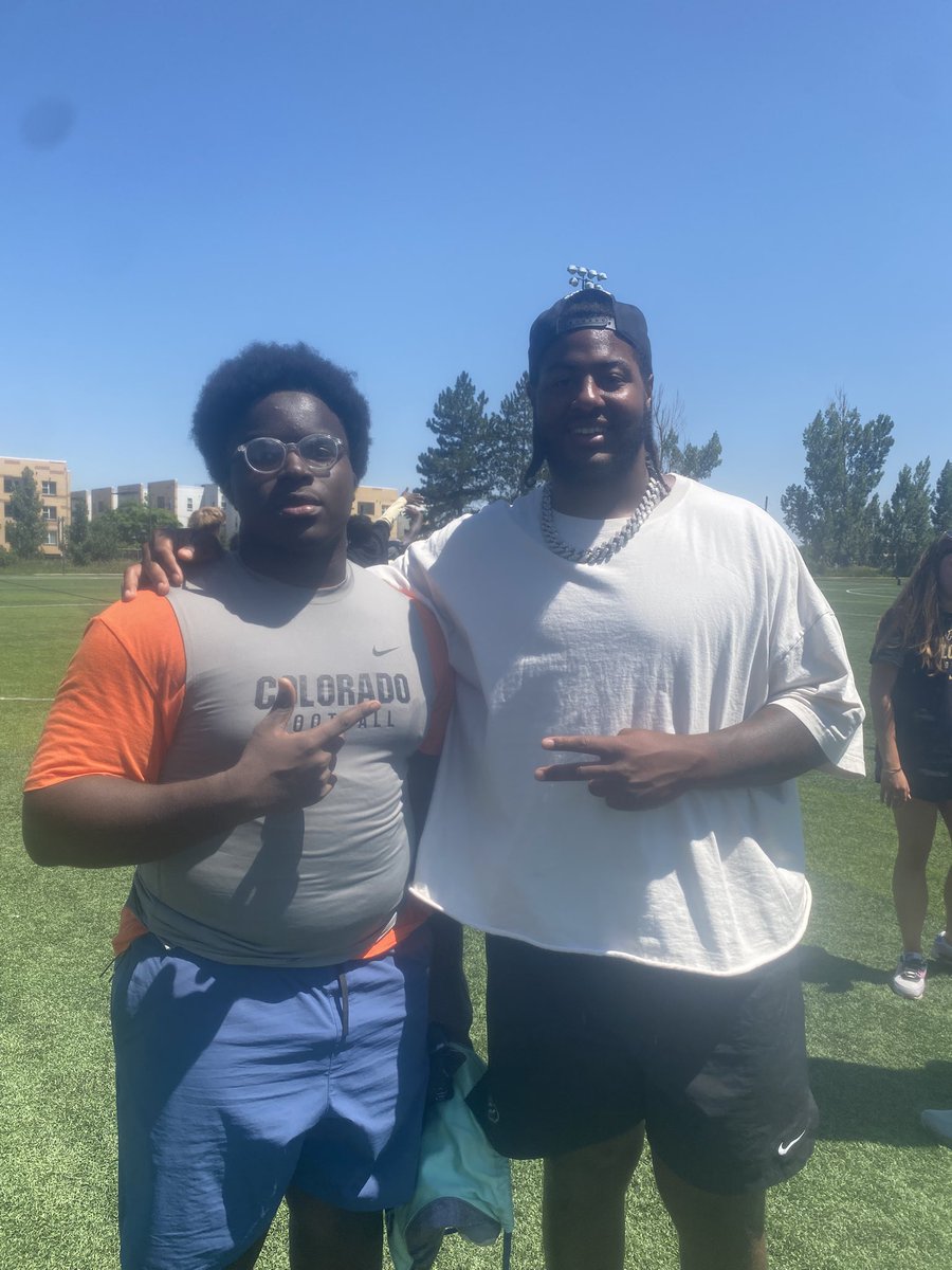 Joel Botchway🇬🇭 (@joelbotchway75) on Twitter photo Had a great time competing at the Colorado Buffs Lineman Camp. thank you <a href="/Coach_Gunnar/">Gunnar White</a> and <a href="/ghegamin/">George Hegamin</a> for the opportunity, and appreciated the CU O-line for the hospitality and energy. Im grateful to have been selected for the final group of linemen during 1-on-1s and went Had a great time competing at the Colorado Buffs Lineman Camp. thank you <a href="/Coach_Gunnar/">Gunnar White</a> and <a href="/ghegamin/">George Hegamin</a> for the opportunity, and appreciated the CU O-line for the hospitality and energy. Im grateful to have been selected for the final group of linemen during 1-on-1s and went