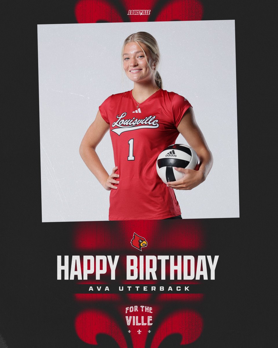 Louisville Volleyball (@louisvillevb) on Twitter photo Card Nation, help us wish <a href="/AvaUtterback/">ava utterback</a> a very happy birthday π₯³πππ
#GoCards Card Nation, help us wish <a href="/AvaUtterback/">ava utterback</a> a very happy birthday π₯³πππ
#GoCards