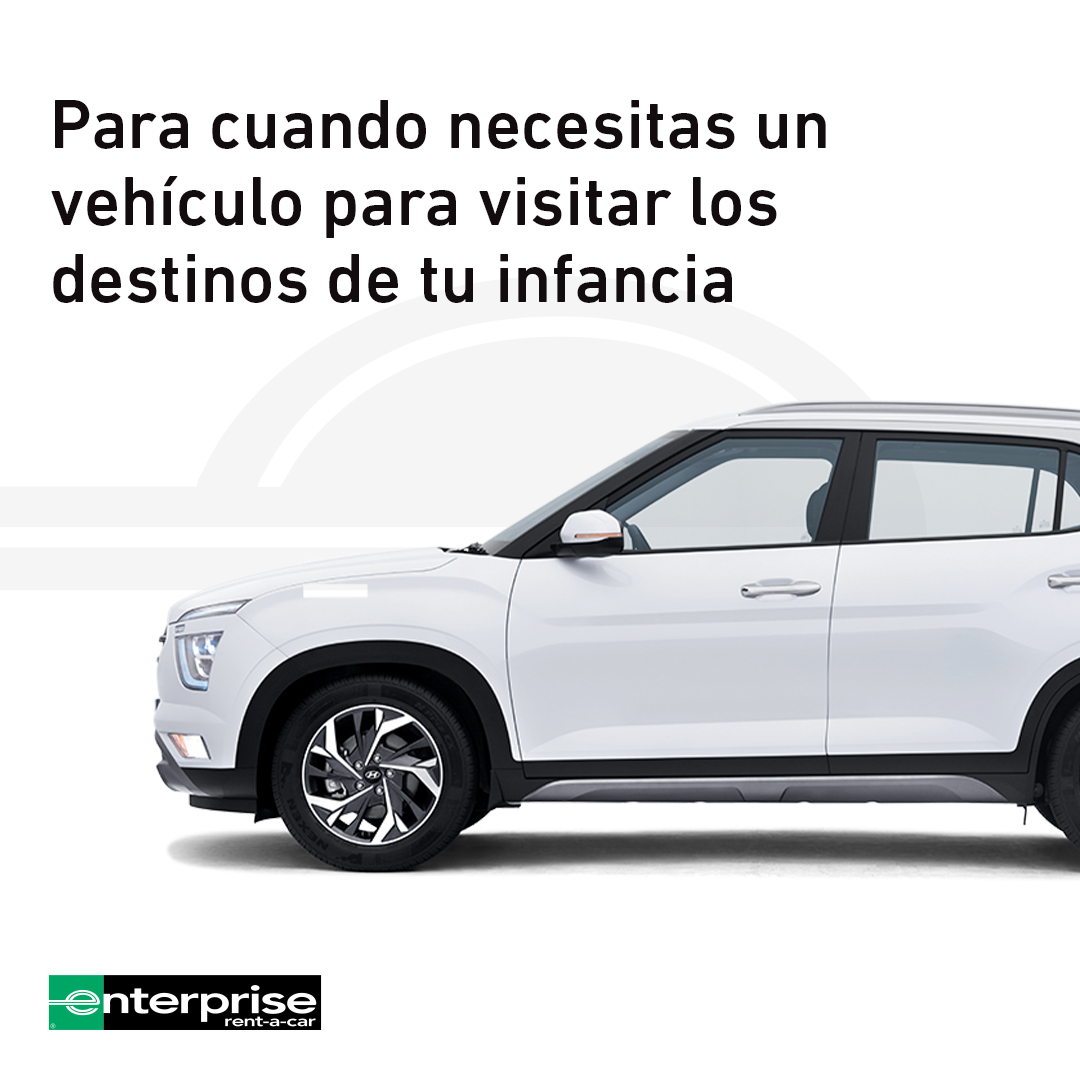 Para cuando necesitas un vehículo para visitar los destinos de tu infancia. 🛣️🇸🇻

Regresar a El Salvador es revivir los momentos que te marcaron. En Enterprise Rent-A-Car, tenemos el auto ideal para que vuelvas a recorrer esas calles, visitar a la familia y revivir tus recuerdos