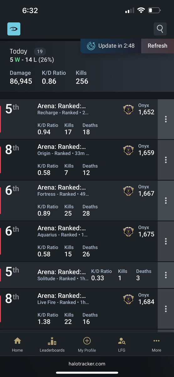 Rough day to be Dartvyy ZC on Halo