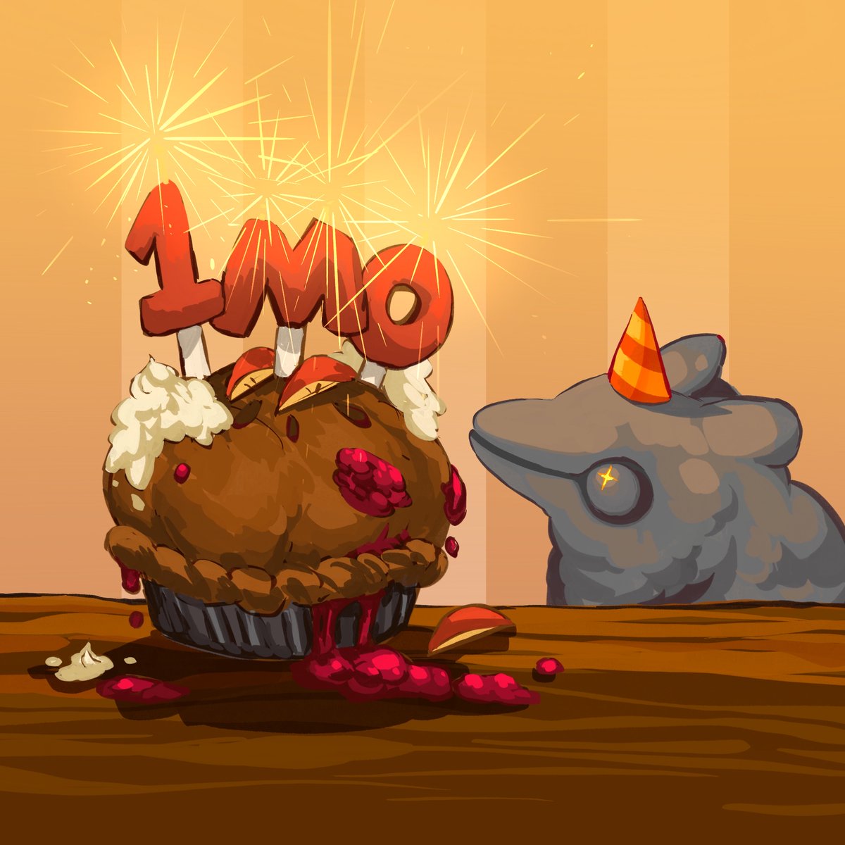 happy one month-aversary to smoke break! - our project of our love and hard work. we are so incredibly grateful for hitting 1600+ unique players and for our Very Positive rating on steam. thank you all!

Smoke Break! is free to play on Steam and Epic Games Store today 🥧🎉🥳