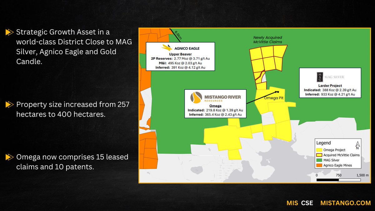 Mistango Closes McVittie Property Acquisition, Increasing Omega Property Area by 60%

Full release 👉 bit.ly/3ZyOZuk