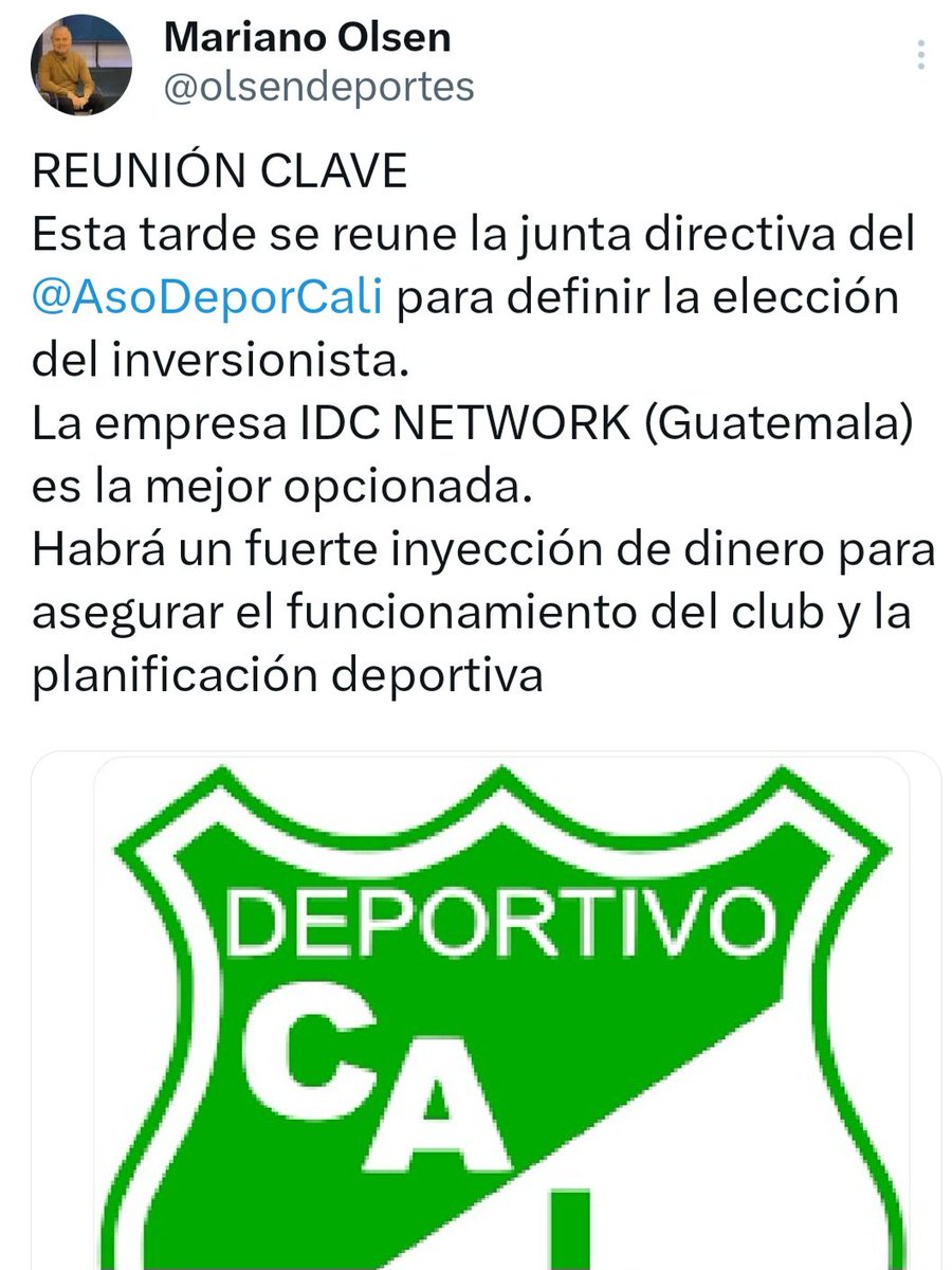 REUNIÓN MUY POSITIVA
<a href="/AsoDeporCali/">Deportivo Cali</a>