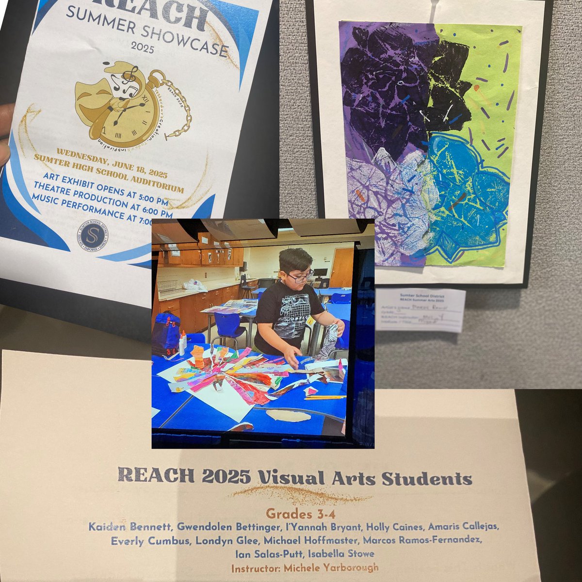 Lemira Elementary School (@lemiraschool) on Twitter photo Congrats to Marcos Ramos on participating in the district’s REACH program. His artwork was included in the art exhibition showcase. <a href="/Stephanie1Gregg/">Stephanie Gregg</a> <a href="/EllJayDee_AP/">Lesllie Dowling</a> <a href="/SumterSCSchools/">Sumter School Dist.</a> <a href="/DrWrightSupt/">Dr. William T. Wright, Jr.</a> <a href="/DrShirleyGamble/">Dr. Shirley Gamble</a> Congrats to Marcos Ramos on participating in the district’s REACH program. His artwork was included in the art exhibition showcase. <a href="/Stephanie1Gregg/">Stephanie Gregg</a> <a href="/EllJayDee_AP/">Lesllie Dowling</a> <a href="/SumterSCSchools/">Sumter School Dist.</a> <a href="/DrWrightSupt/">Dr. William T. Wright, Jr.</a> <a href="/DrShirleyGamble/">Dr. Shirley Gamble</a>