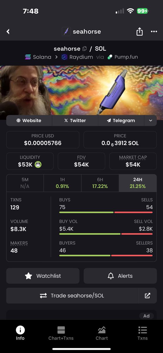 andrewshaman's tweet photo. What coin is up over 20% today? $seahorse is!! And in this economy? You bet!! See you tomorrow night on @pumpdotfun !!
$seahorse
Great community, daily livestreams!! The FIRST Streamer Coin!!
7L6M32mpkewGWj8bHspoX8QDe9pb3b3S1U33KpFvpump
#KingOfSolano #TrenchWizard #HoldYourHorses