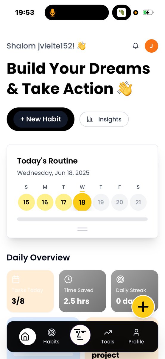 Building a little pwa that helps simplify daily life

Still early days but I’m excited of potential of Zenith

Build your routine that actually lasts.

#solodev #dev #buildinginpublic