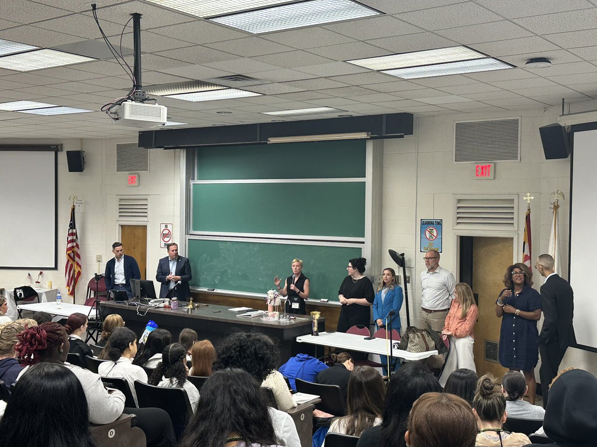 Honored to represent <a href="/MedChiupdates/">MedChi</a> yesterday at Maryland Girls State at Salisbury University  - It was a privilege to speak with some of Maryland’s most talented and driven high school students — Thank you to the American Legion Auxiliary for hosting this incredible program.