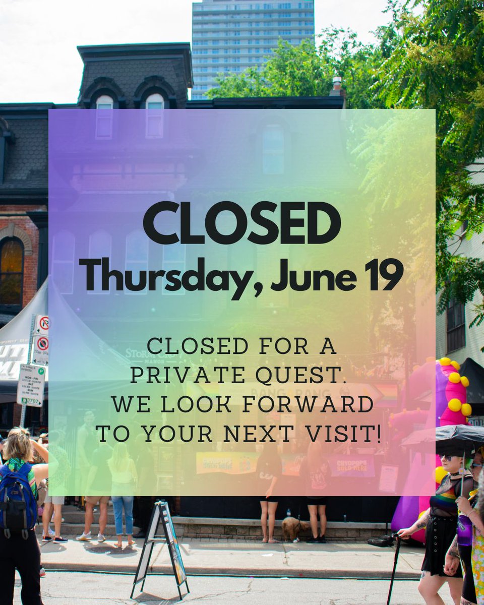 Tomorrow’s adventure is a private one. See you after! 🐦‍⬛