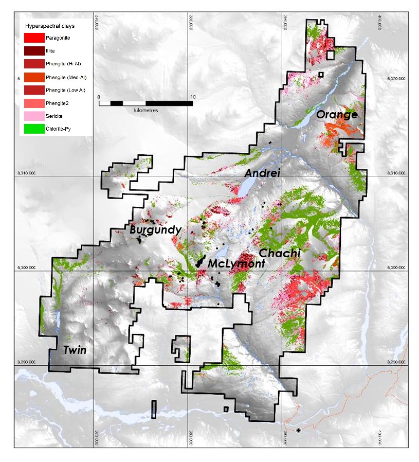 🧵Enduro has recently acquired leading edge hyperspectral data covering our large Newmont Lake project. Porphyry alteration minerals exhibit unique spectral fingerprints that allow airborne mapping of potential deposit footprints. $ENDR #copper #gold #porphyry