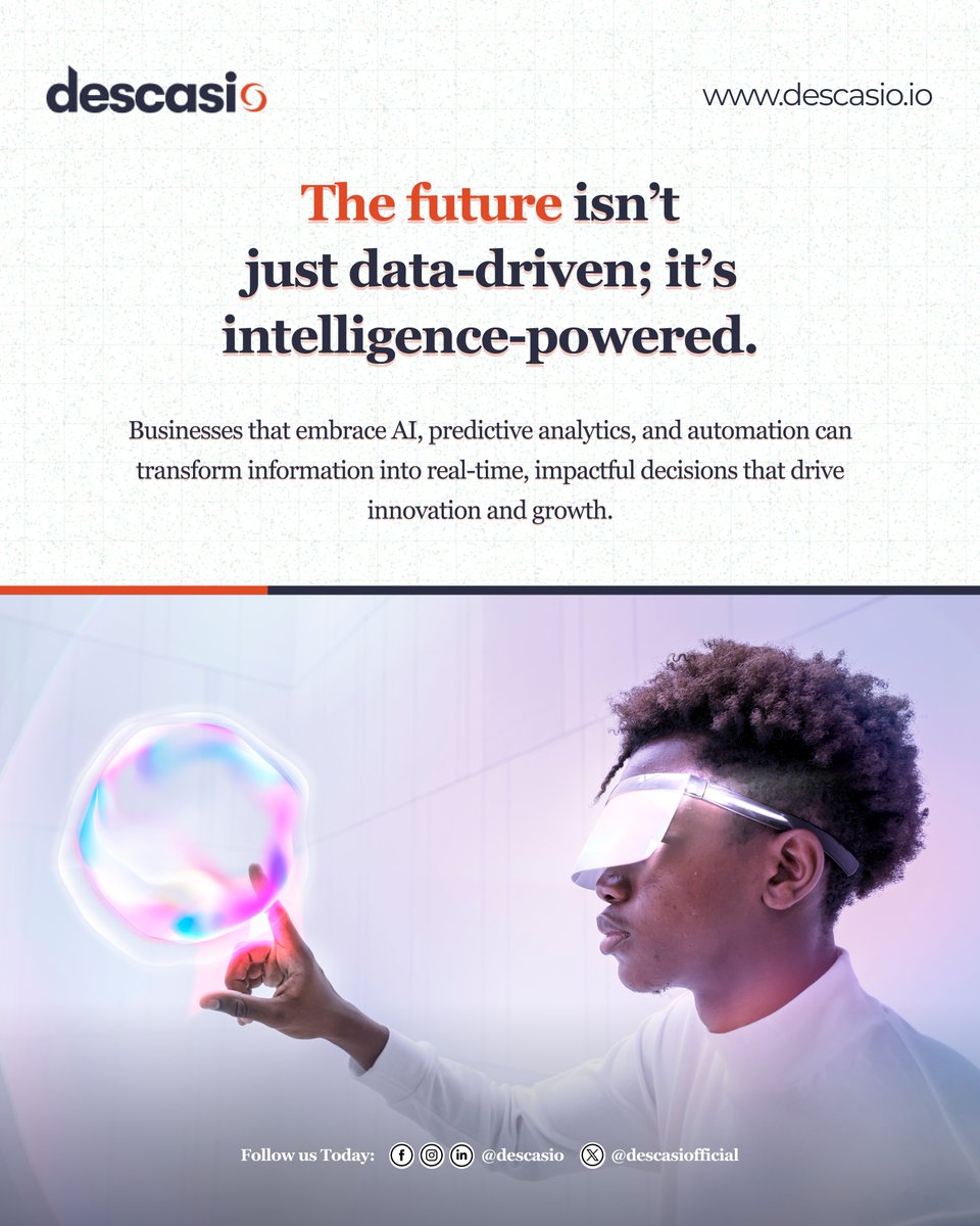 Raw data is powerful, but intelligence transforms it into success. Smart businesses decode insights, predict trends, and act with precision. 

How is your organization harnessing data-driven intelligence in this digital age?

#DataDriven #AIForBusiness #TechInnovation