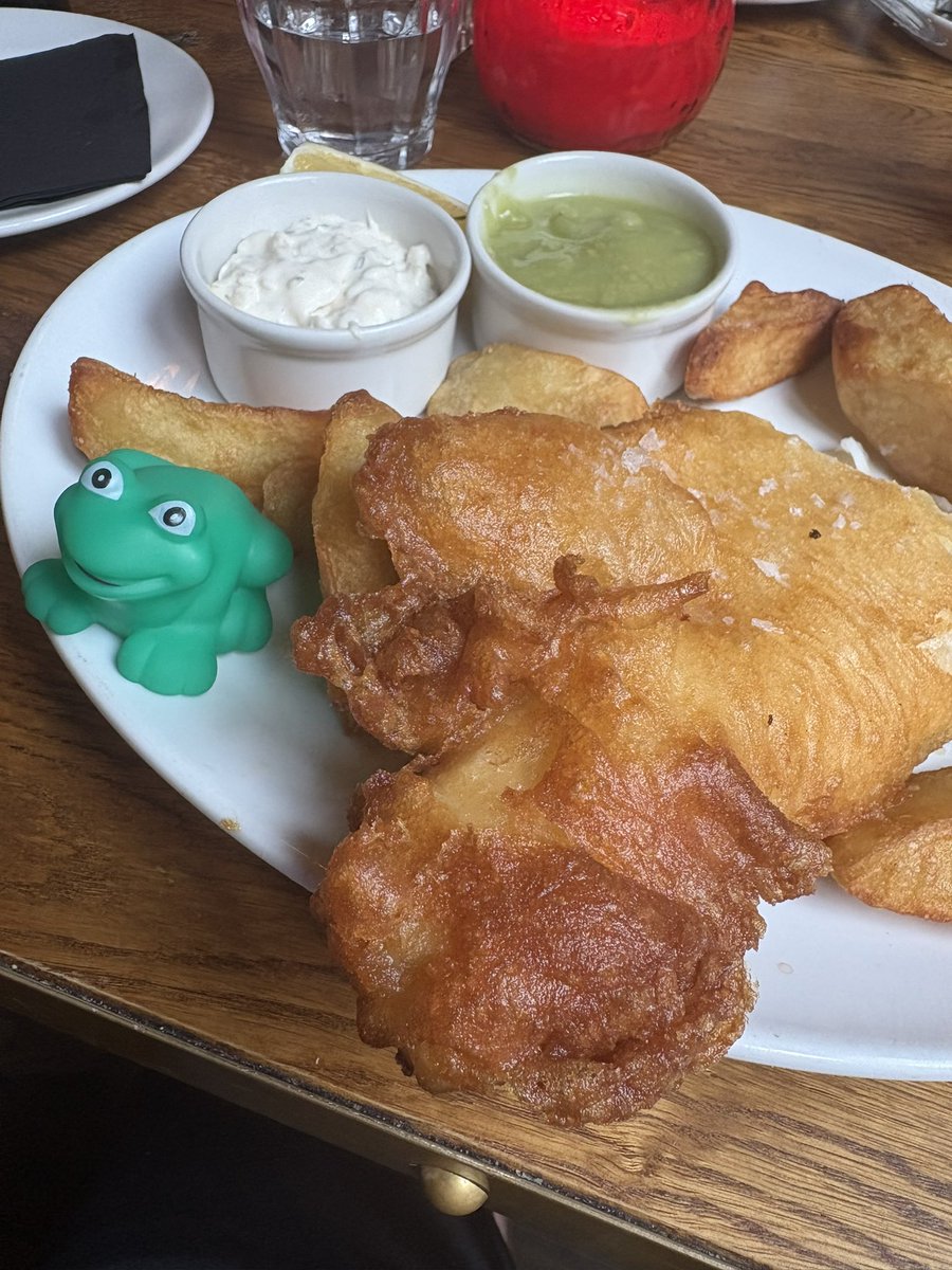 Mr. Gies and Faromir’s trip across the pond was a success. He saw Tower Bridge, Parliament Hill, the Houses of Parliament, the Red Arrows, and capped off with the trip some traditional fish and chips 🇬🇧