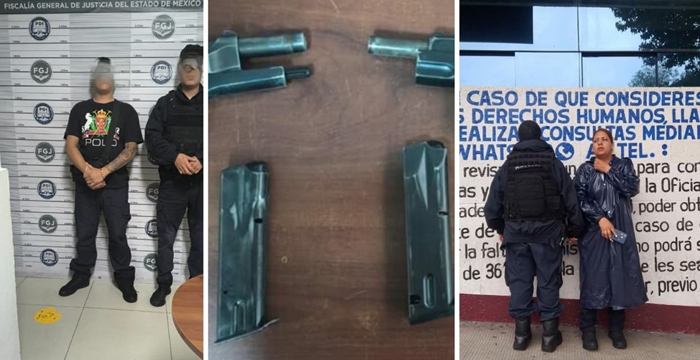 Tres policías fueron detenidos por sus propios compañeros de la Guardia Municipal en San Agustín, #Naucalpan, luego de realizar disparos al aire sin justificación. Vecinos de la zona los reportaron y exigieron que se les imponga una sanción ejemplar. soynaucalpan.com/policias-de-na…