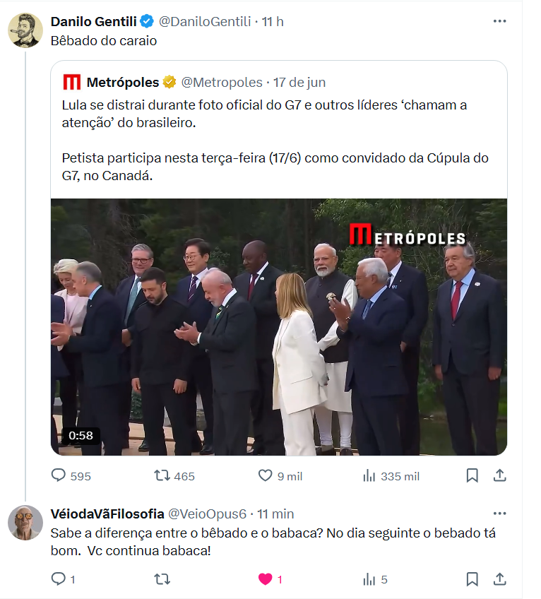 Almoçou e jantou o Gentili. 😂