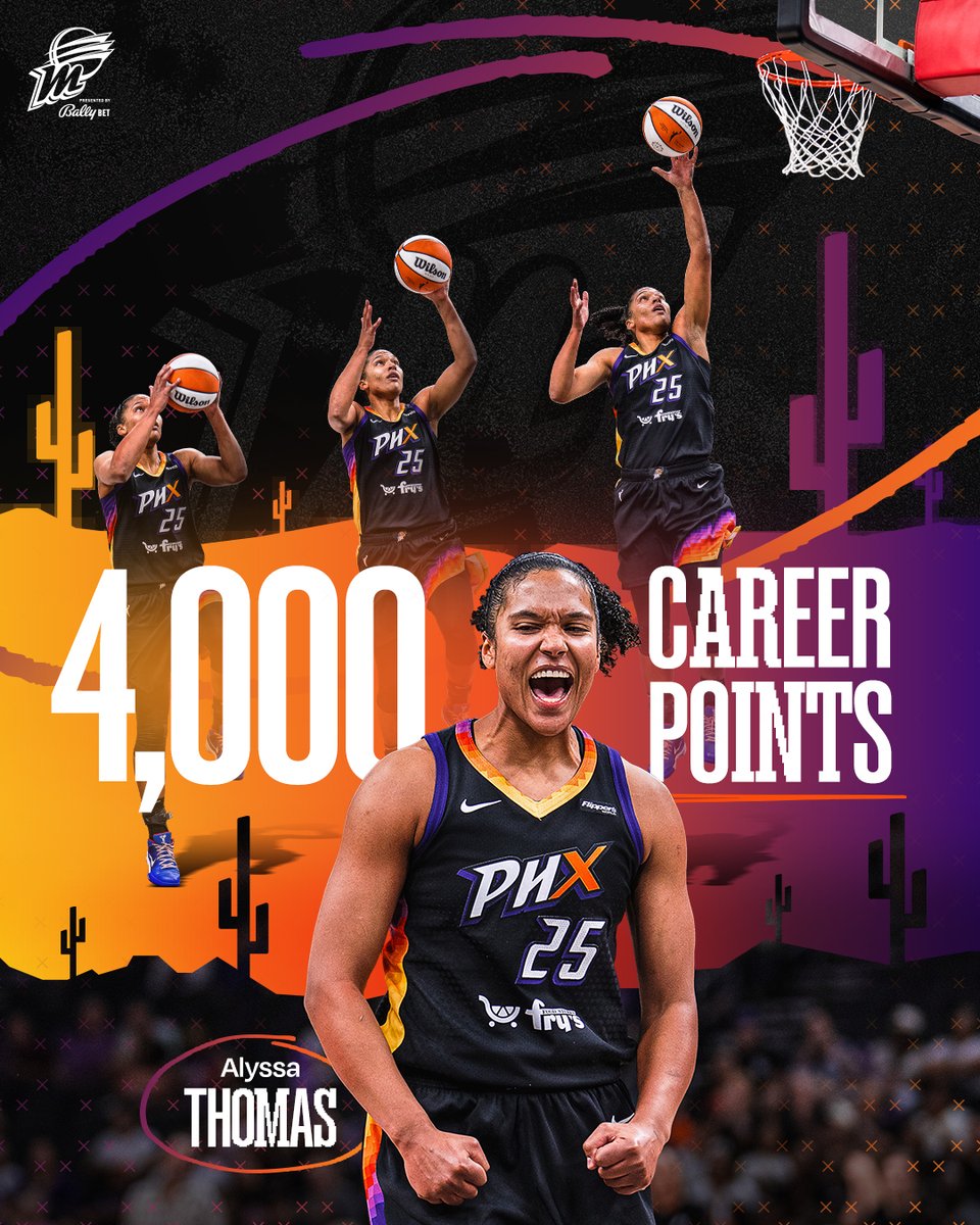PhoenixMercury's tweet photo. Power. Persistence. Pure buckets. 

4,000 career points for The Engine! https://t.co/oOy8JD5Vro