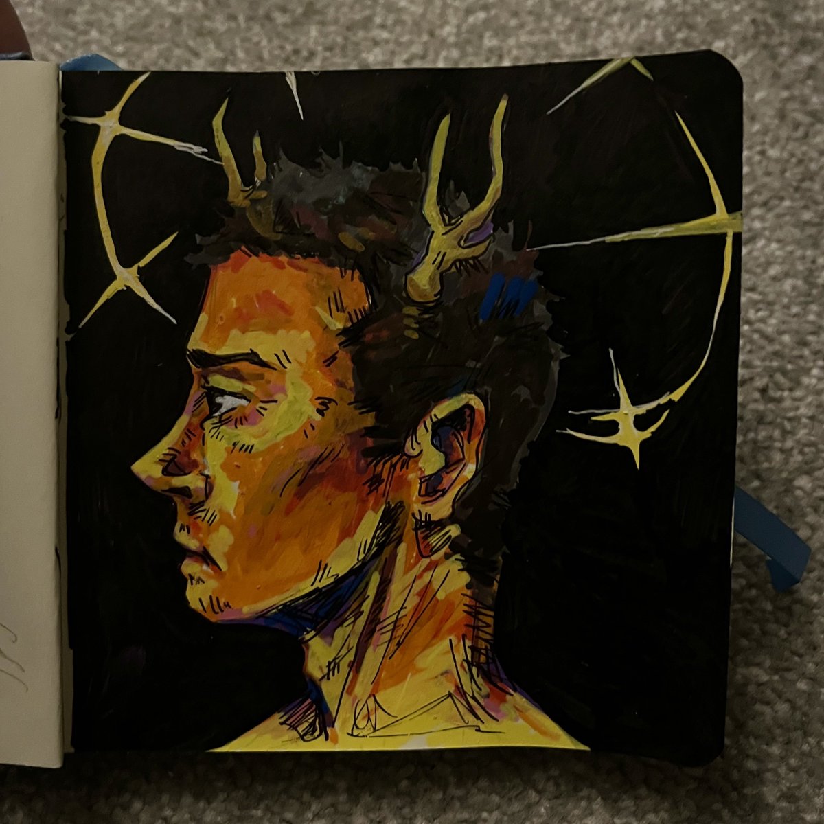 A Random doodle 
#cliqueart