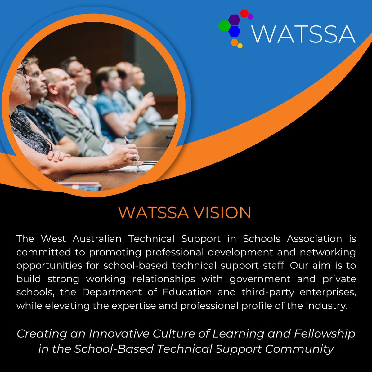 Solutions_IT's tweet image. Tech support is the backbone of great schools! 🖥️🏫
Meet WATSSA at #WAES25 and see how they empower WA’s school IT community to build safer, smarter digital environments for students.

📅 29 July | 📍 Optus Stadium
👉 Tickets: hubs.la/Q03snHx90
#EdTechSupport