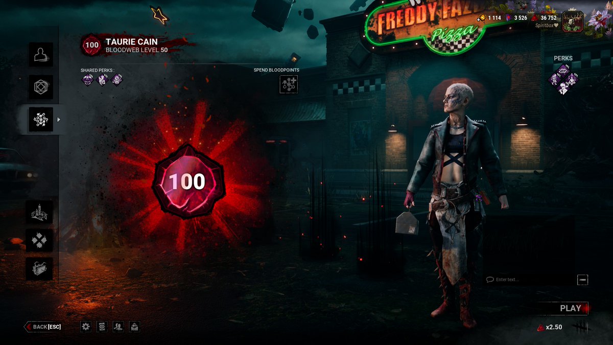 Was gonna wait til the Anniversary event but...P100 Taurie was needed now. <3 #DeadbyDaylight #P100 #P100TaurieCain #TaurieCain #Prestige100 #dbd