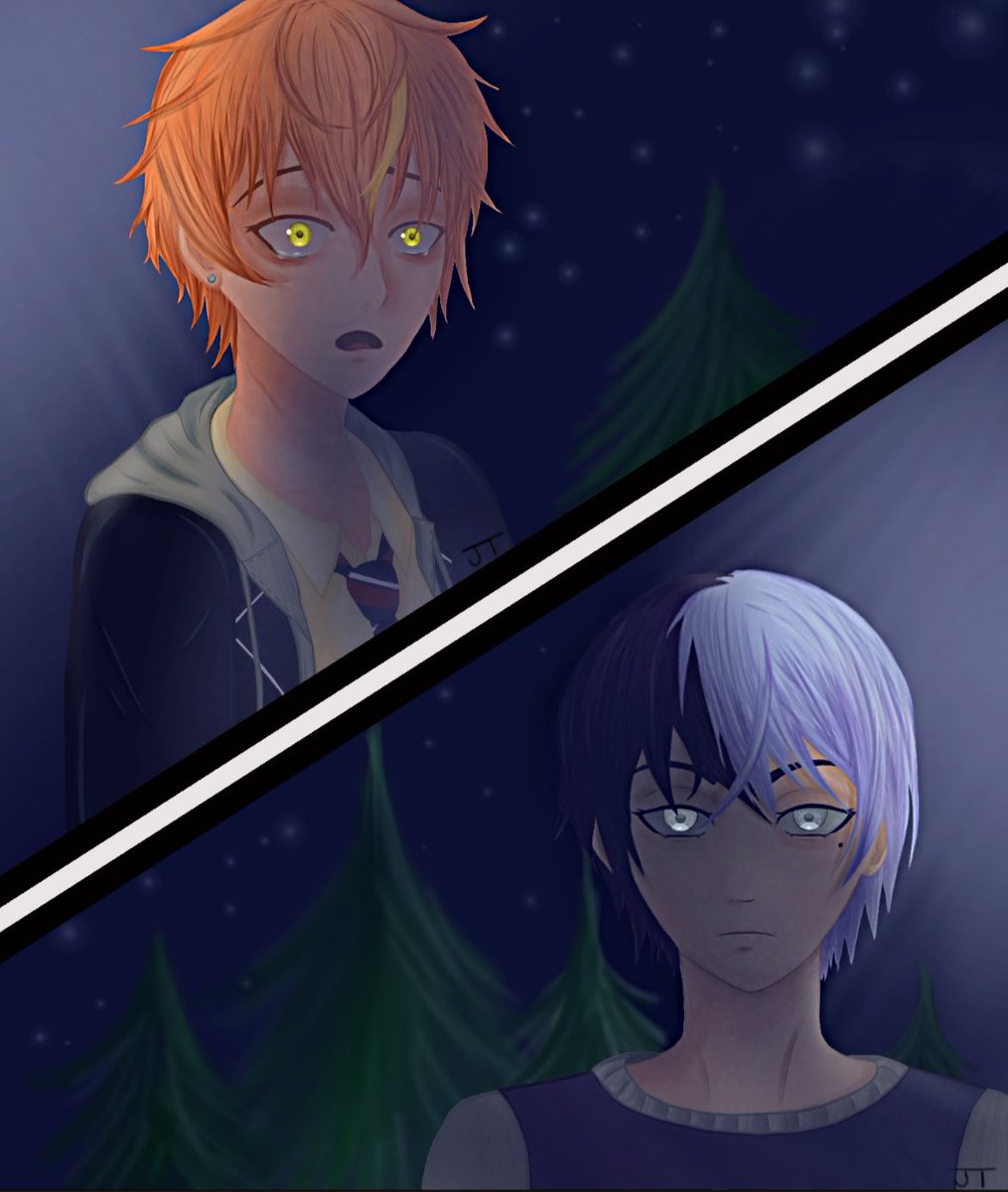 akitosdefender's tweet photo. Here’s a fanart my sister made for an akitoya fic i wrote called “Over the Edge” on ao3! She doesn’t have any socials she wants me to tag but i did get her permission to post! #pjsk #akitoya #fanart #sekai https://t.co/sJn0I3djeS