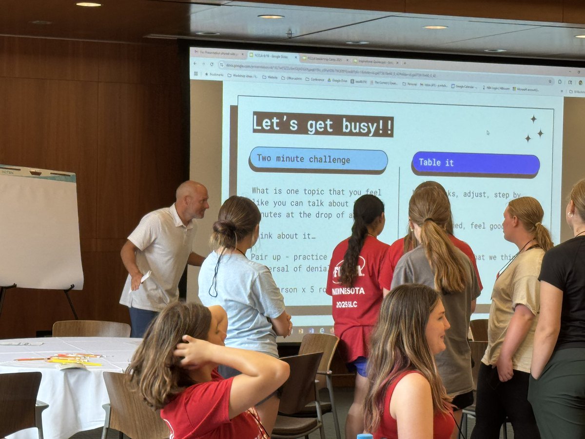 KM FCCLA/LEO CLUB (@kmfccla) on Twitter photo Awesome job <a href="/BrocThreinen/">Broc Threinen</a> Thank you spending the day working with our <a href="/MNFCCLA/">Minnesota FCCLA</a> members! Great message on leadership and developing confidence! Awesome job <a href="/BrocThreinen/">Broc Threinen</a> Thank you spending the day working with our <a href="/MNFCCLA/">Minnesota FCCLA</a> members! Great message on leadership and developing confidence!