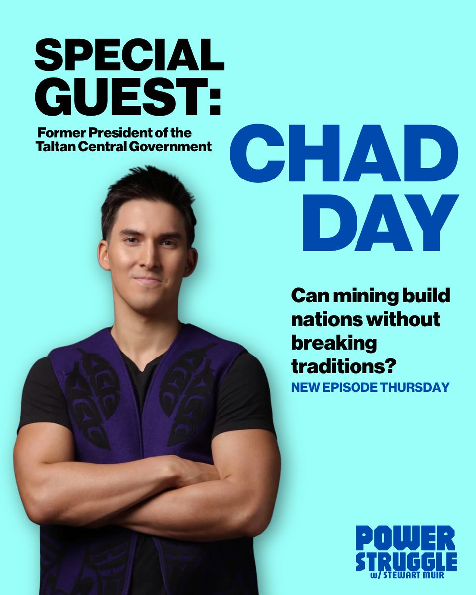 In this compelling episode of Power Struggle with Stewart Muir, former Taltan president Chad Norman Day shares how his nation balances cultural legacy, environmental stewardship, and modern resource development.
🔈Full episode coming out tomorrow.
#TaltanNation  #GoldenTriangle