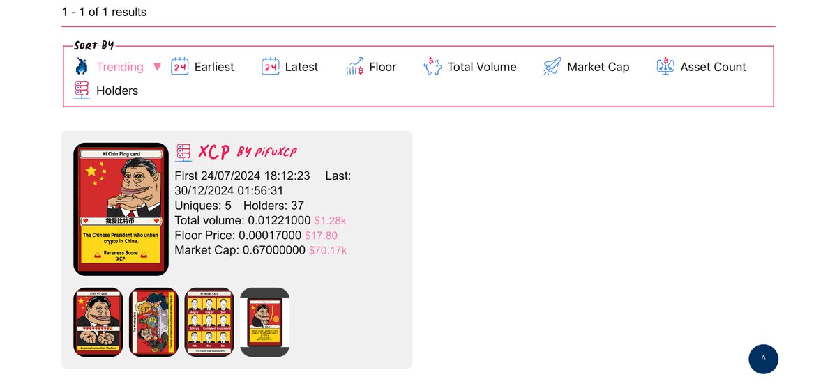 Guess who’s back? 🎶
Sorry Ninjas were ninjaing in the shadows 😶‍🌫️

It was possible to create collection on #Bitcoin #Stamps 
stamped.ninja/collections

Now you can also do the same on #XCP  #Counterparty
xcp.ninja/collections

Welcome 🥷

<a href="/PiFu7/">PiFu</a> XCP collection is the 1st ever 💨