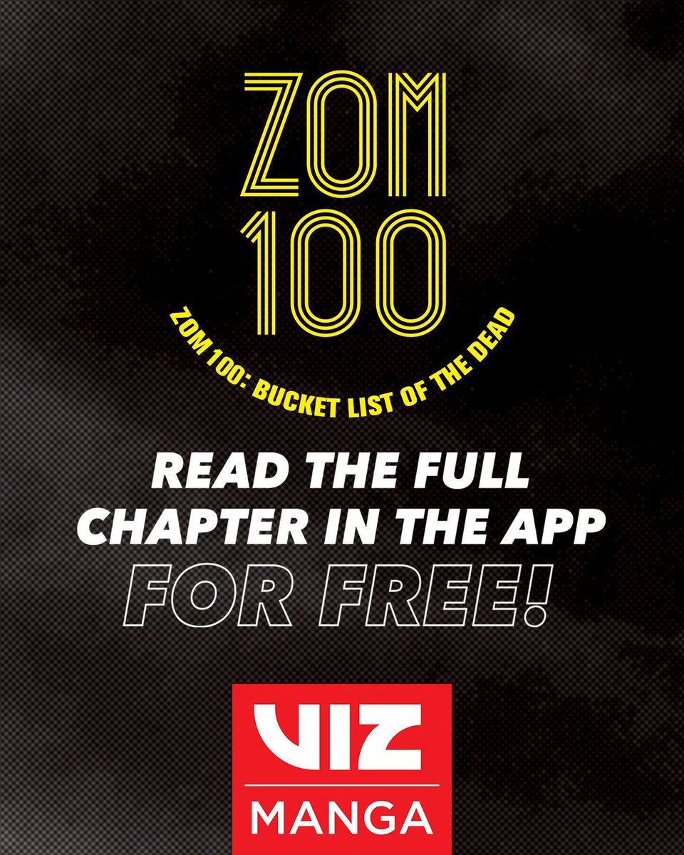 🎵 Welcome to the hotel of the zombies. Such a lovely place. 🧟

Read Zom 100: Bucket List of the Dead, Ch. 77 and other new simulpub chapters every week in VIZ Manga for free! buff.ly/vWgGFKQ