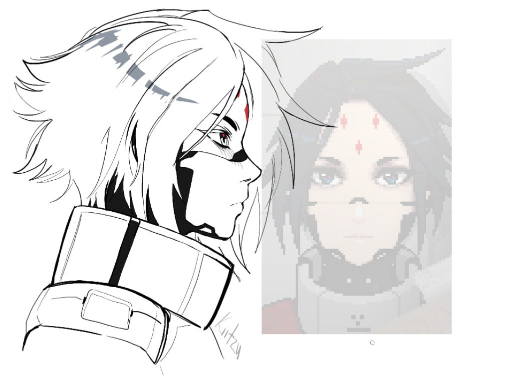 kiiitzu's tweet image. kolibrii!!! [sketch] #signalis #signalisfanart #SIGNALIS