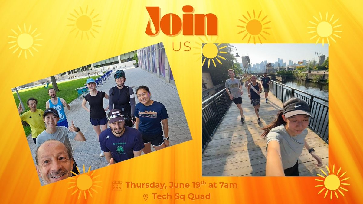 Temps and spirits will be high tomorrow! Join us at 7am departing from the Tech Square for #RunningAtlas, #BikingAtlas, #WalkingAtlas. 

All levels welcome!