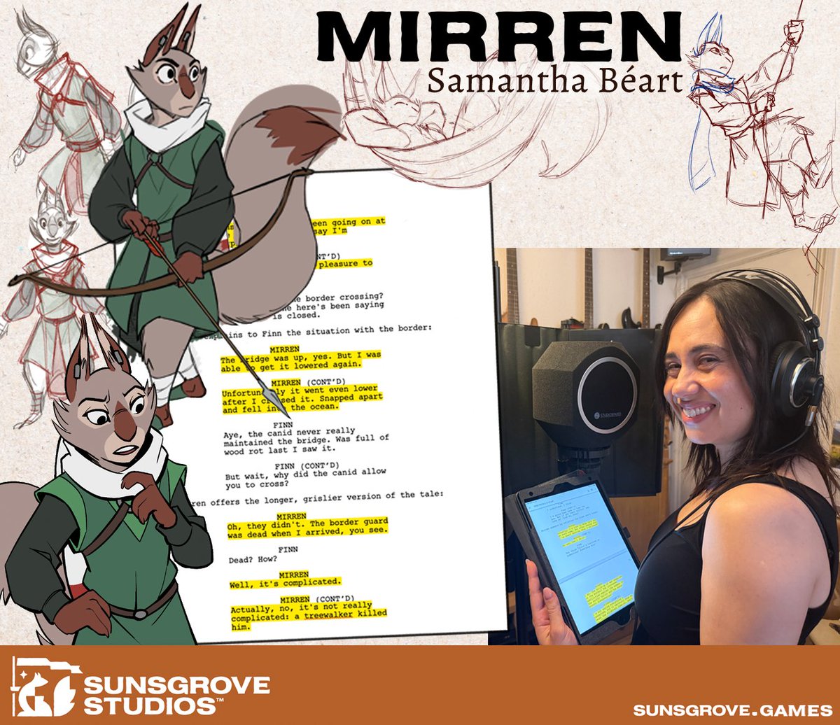 Beyond the Western Deep (@thewesterndeep) on Twitter photo So excited to have just wrapped our second batch of VO sessions with the incredible <a href="/SamanthaBeart/">Samantha Béart is cooking…</a> for War of the Western Deep!
There's a whole lot more Mirren VO coming in the new PAX demo this August, and we can't wait to share it! So excited to have just wrapped our second batch of VO sessions with the incredible <a href="/SamanthaBeart/">Samantha Béart is cooking…</a> for War of the Western Deep!
There's a whole lot more Mirren VO coming in the new PAX demo this August, and we can't wait to share it!