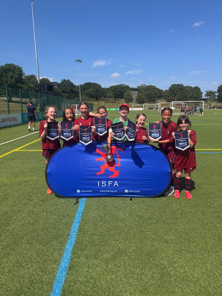 A huge congratulations to our U11 Girls on becoming <a href="/isfafootball/">ISFA</a> National Champions! 

A faultless route to the final, finished off in style with an impressive display to bring the trophy back to North London! 

And guess what… they’re only just getting started!