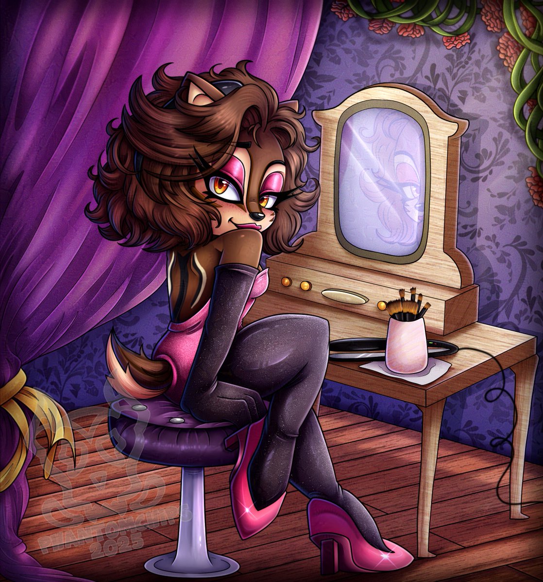 Finished c0mission for @/mivmunk 🩷✨🐿️
#SonicTheHedgehog #sonic #furrygirl #furry