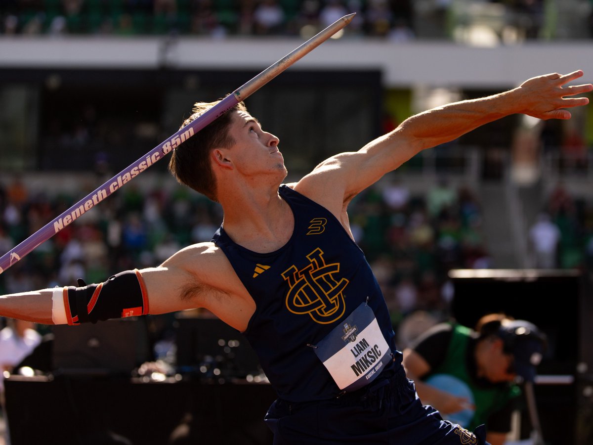 UC Irvine Athletics (@uciathletics) on Twitter photo Congrats to Liam Miksic of <a href="/UCIcctf/">UCI Track & Field</a> for being named our final 2024-25 Sgt. Pepperoni's Anteater of the Week!
Liam closed out the season with a 12th-place finish in the javelin at the NCAA Championships to earn second-team All-America honors!
#TogetherWeZot Congrats to Liam Miksic of <a href="/UCIcctf/">UCI Track & Field</a> for being named our final 2024-25 Sgt. Pepperoni's Anteater of the Week!
Liam closed out the season with a 12th-place finish in the javelin at the NCAA Championships to earn second-team All-America honors!
#TogetherWeZot
