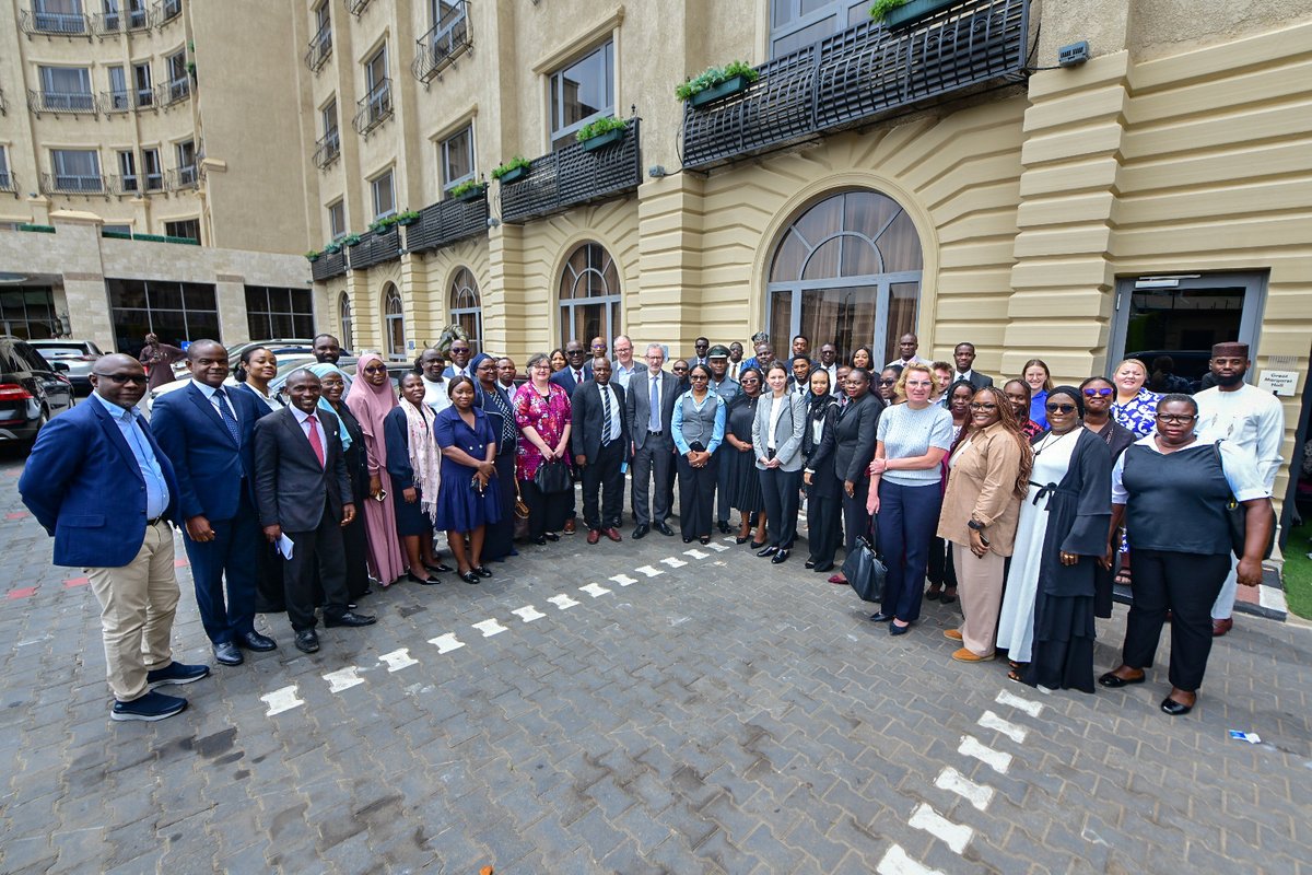 On 9 Nov 2023, Eurojust &amp; Nigeria’s Ministry of Justice signed a Working Arrangement to fight transnational crime. At today’s expert workshop, stakeholders discussed steps to operationalise it &amp; boost EU–Nigeria judicial cooperation.
#EUinNigeria <a href="/Eurojust/">Eurojust</a>