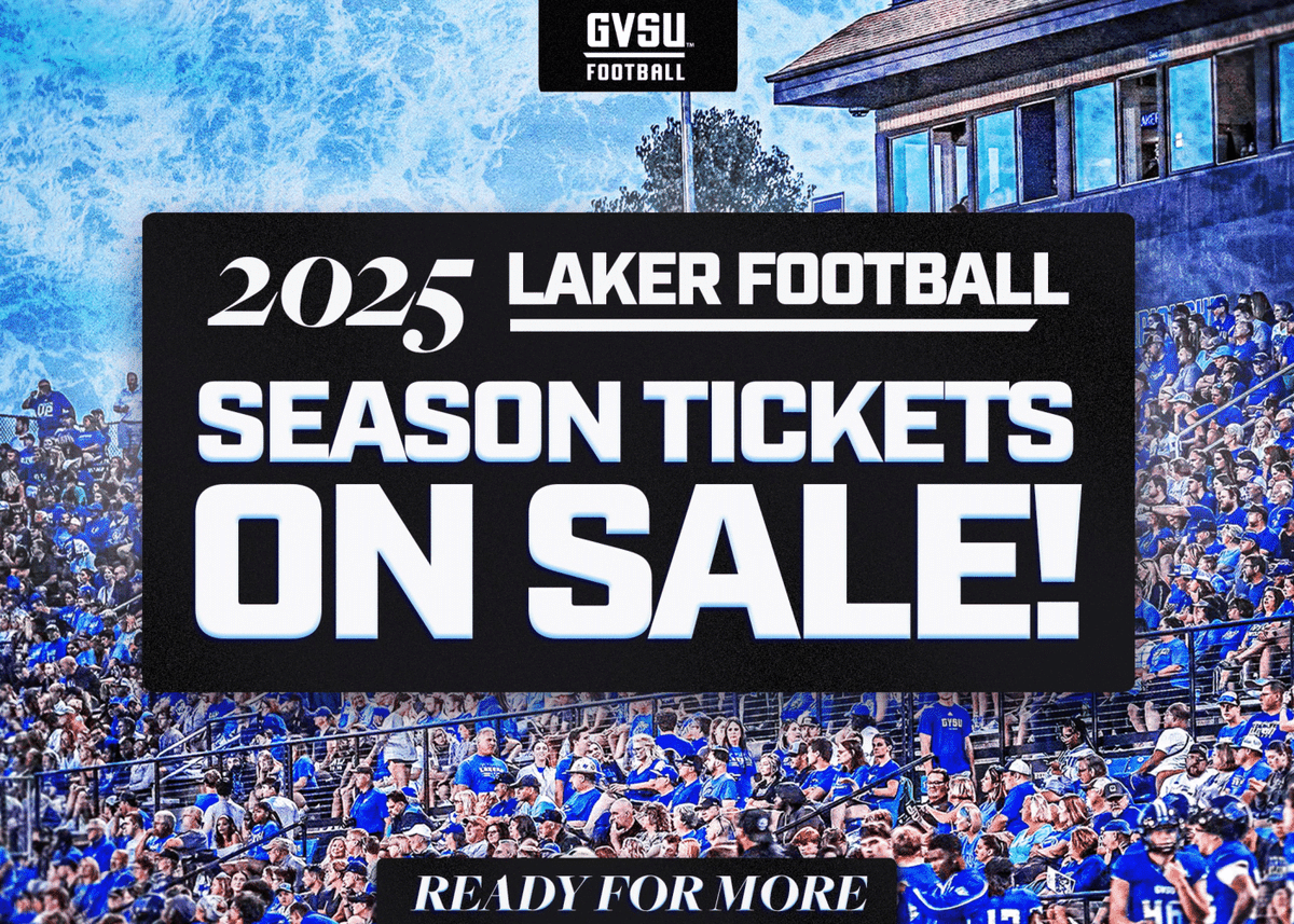 Only a few chairbacks remain for Football season tickets. Make sure to join Laker Nation and grab yours before they're all gone!

🔗: gvsutickets.universitytickets.com/w/packages/Pac…