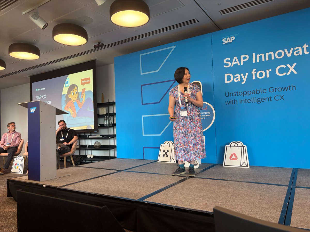 Fantastic day at #SAPCXInnovation Day yesterday! Great energy and insights into the future of commerce.
Big shoutout to our own Emily Godfrey for her brilliant session on winning with modern shoppers ⭐
Inspired? Get in touch: hubs.la/Q03dDypj0
#Ecommerce #DigitalExperience