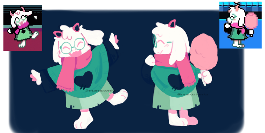 marustonks's tweet photo. more ralsei 
#deltarune https://t.co/fhIcxAzlFn