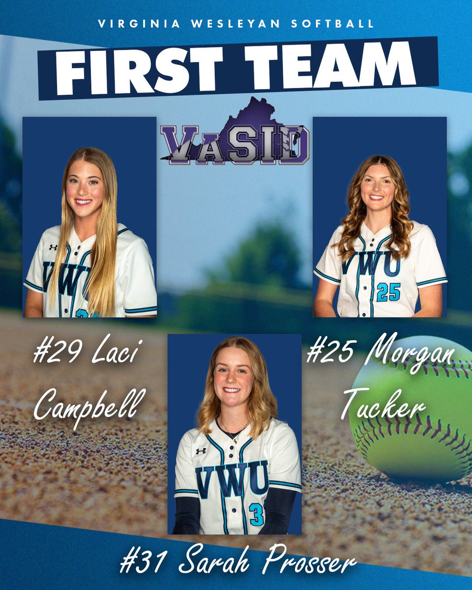 vwu_marlins's tweet image. Seven Marlins Selected to VaSID All-State Teams! 

First Team: Laci Campbell, Morgan Tucker, Lauren Bible, Olivia Knight, and Sarah Prosser

Second Team: Hannah Hearl &amp;amp; Mackenzie Myers 

#MarlinNation // #AllState // #Softball
