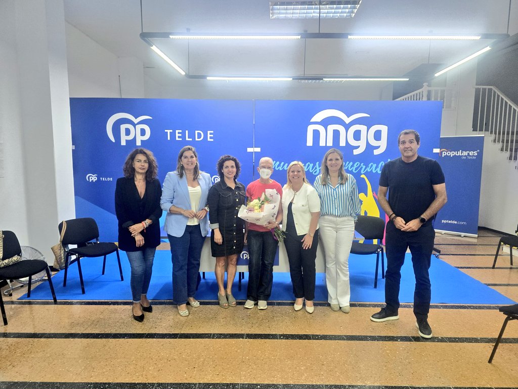 pptelde's tweet photo. Hoy celebramos el Comité Local del PP de Telde, donde tuvimos el honor de rendir homenaje a nuestra querida afiliada Esther Medina por su compromiso y dedicación. ¡Gracias por ser ejemplo de entrega y valores! 💙 #PPTelde #CompromisoPopular https://t.co/iATQw6HvHU